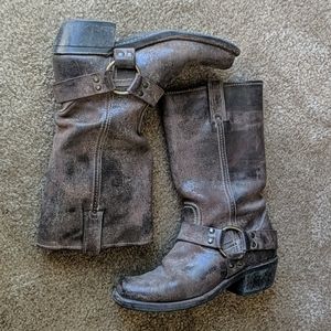 Frye Harness Motorcycle Boots size 6.5